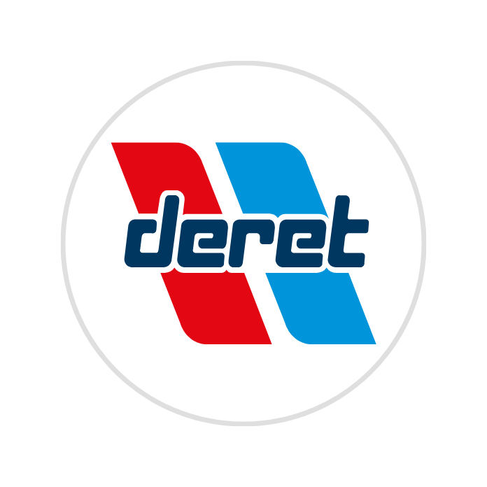 Deret logo in circle