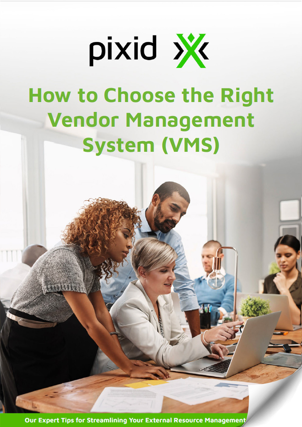 Layout white paper front page